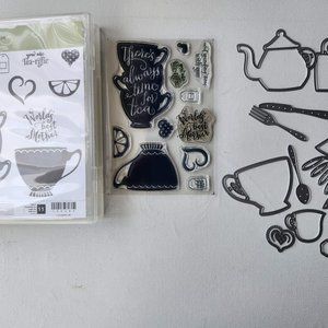 Stampin Up A Nice Cuppa and Cups and Kettle framelits bundle